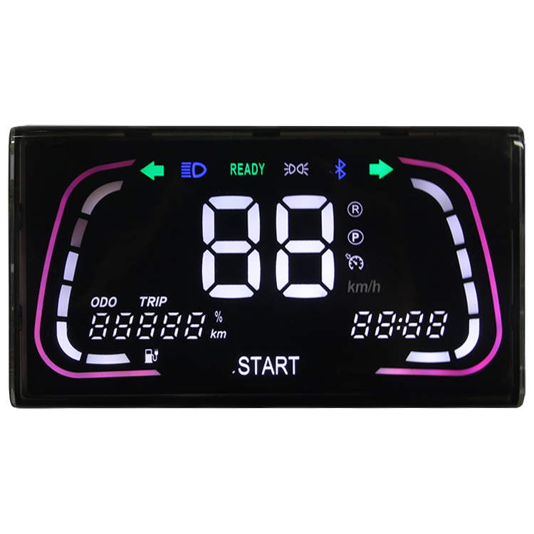 Colorful LED digital display for electric scooter/motorcycle/mopeds RJ602