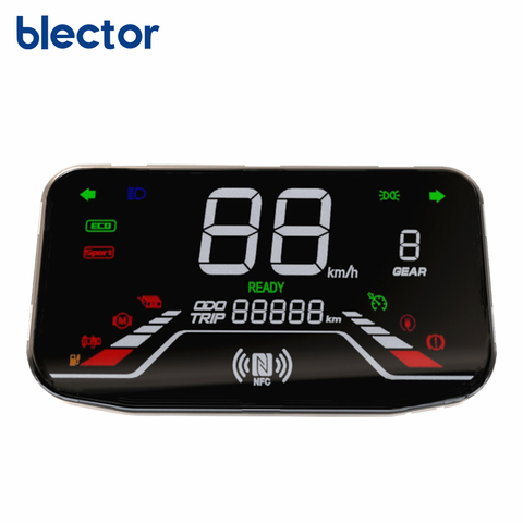 NFC Potencia de encendido/apagado Scooter digital LED 605